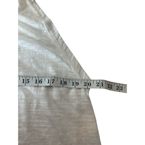 Free People We The Free Tank Top Womens Large White Sleeveless Oversized Stretch - Picture 5 of 7